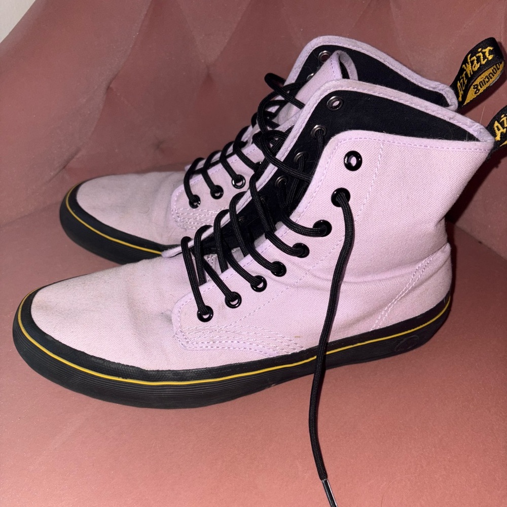 Dr. Marten’s “Modet” Canvas High Top Sneakers - Lilac, Size 10 W - Picture 2 of 8